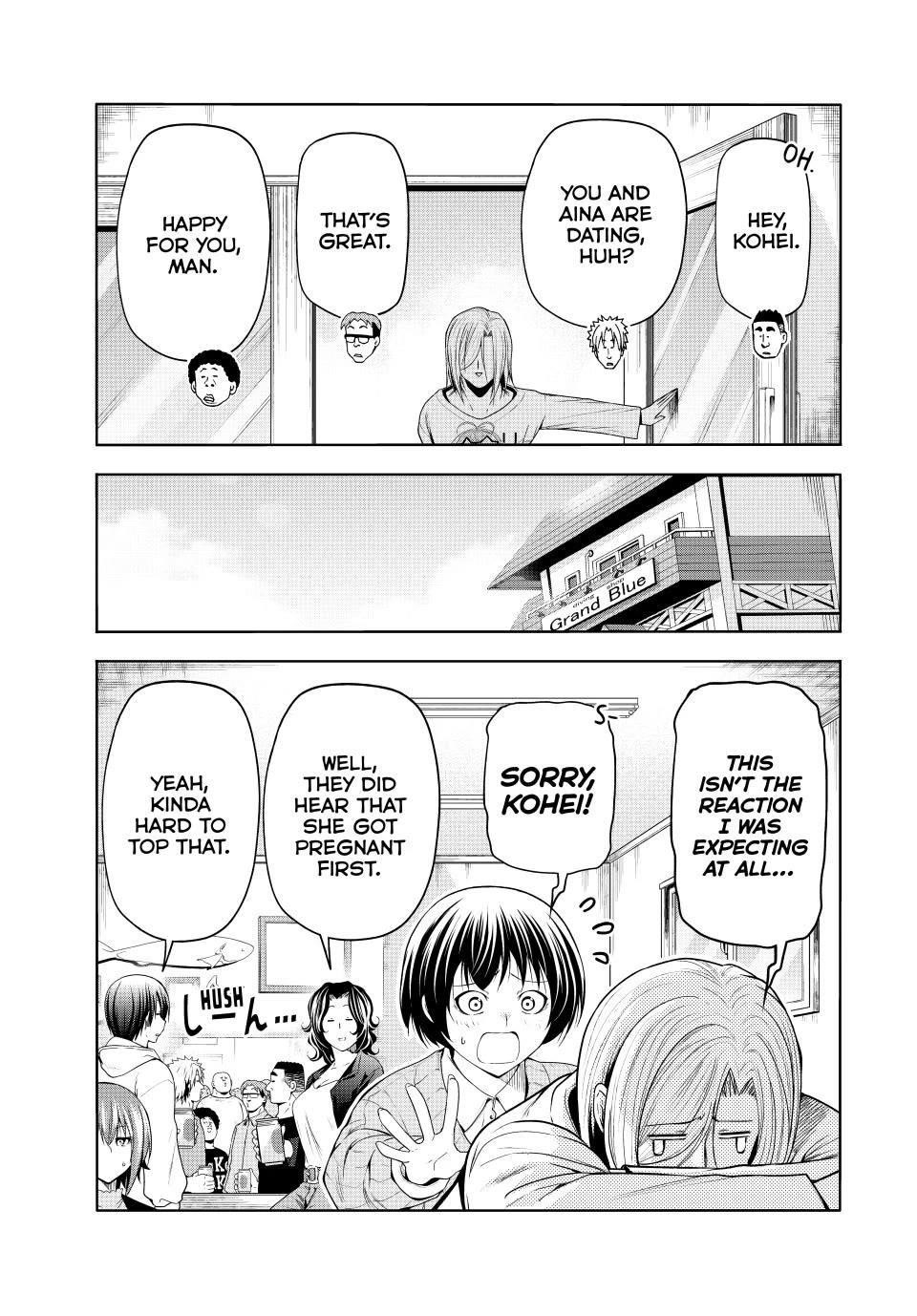 Grand Blue Dreaming Manga Chapter 100 page 35 - Anniversary!