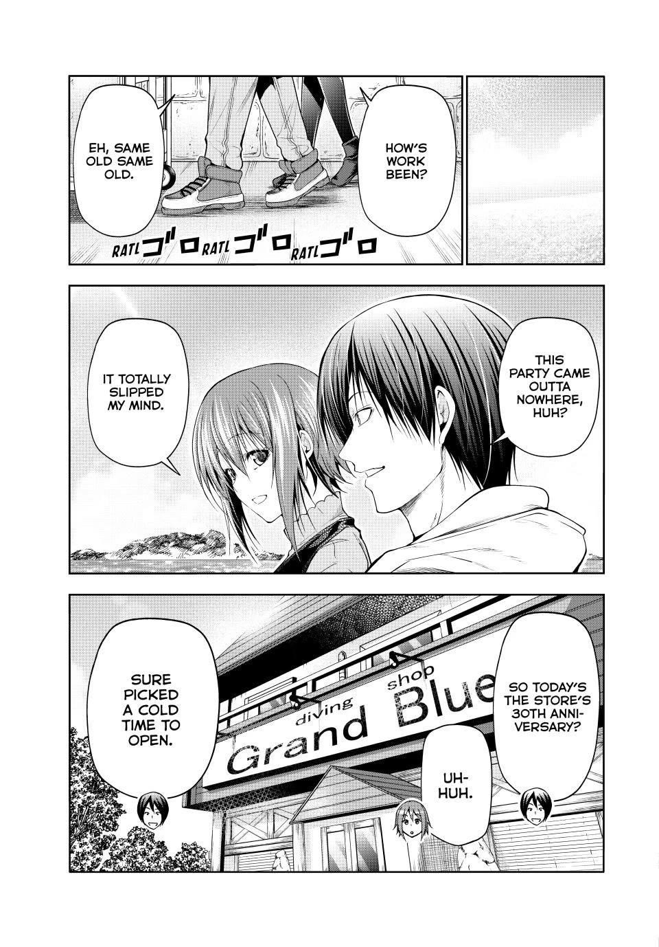 Grand Blue Dreaming Manga Chapter 100 page 4 - Anniversary!