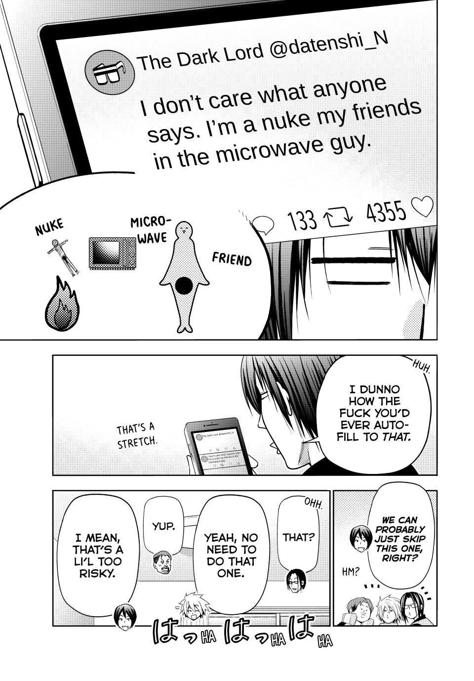 Grand Blue Dreaming Manga Chapter 101 page 27 - Influencer