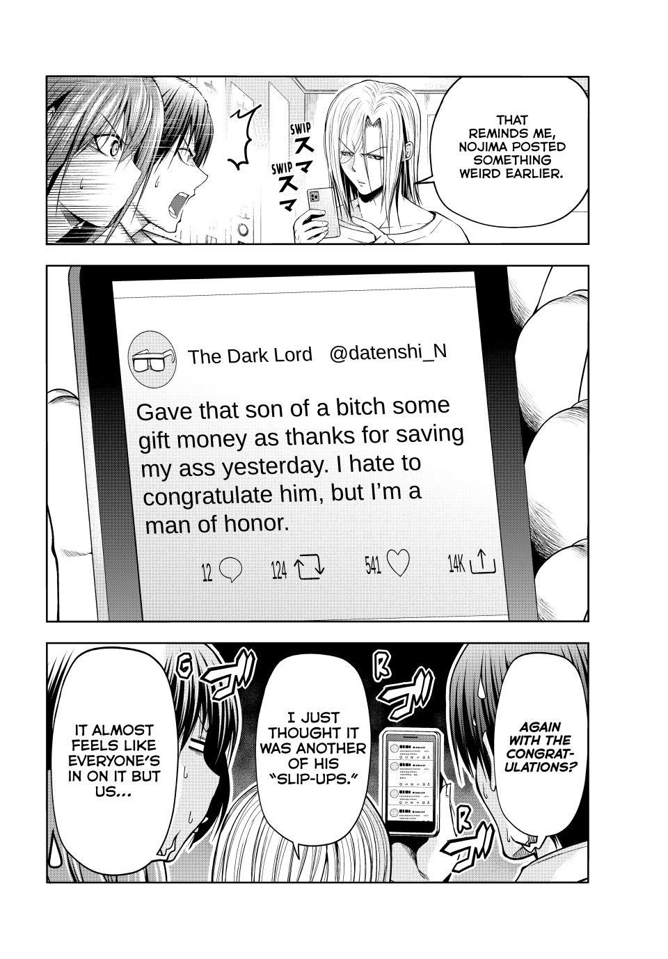 Grand Blue Dreaming Manga Chapter 103 page 28 - Congratulatory Gift