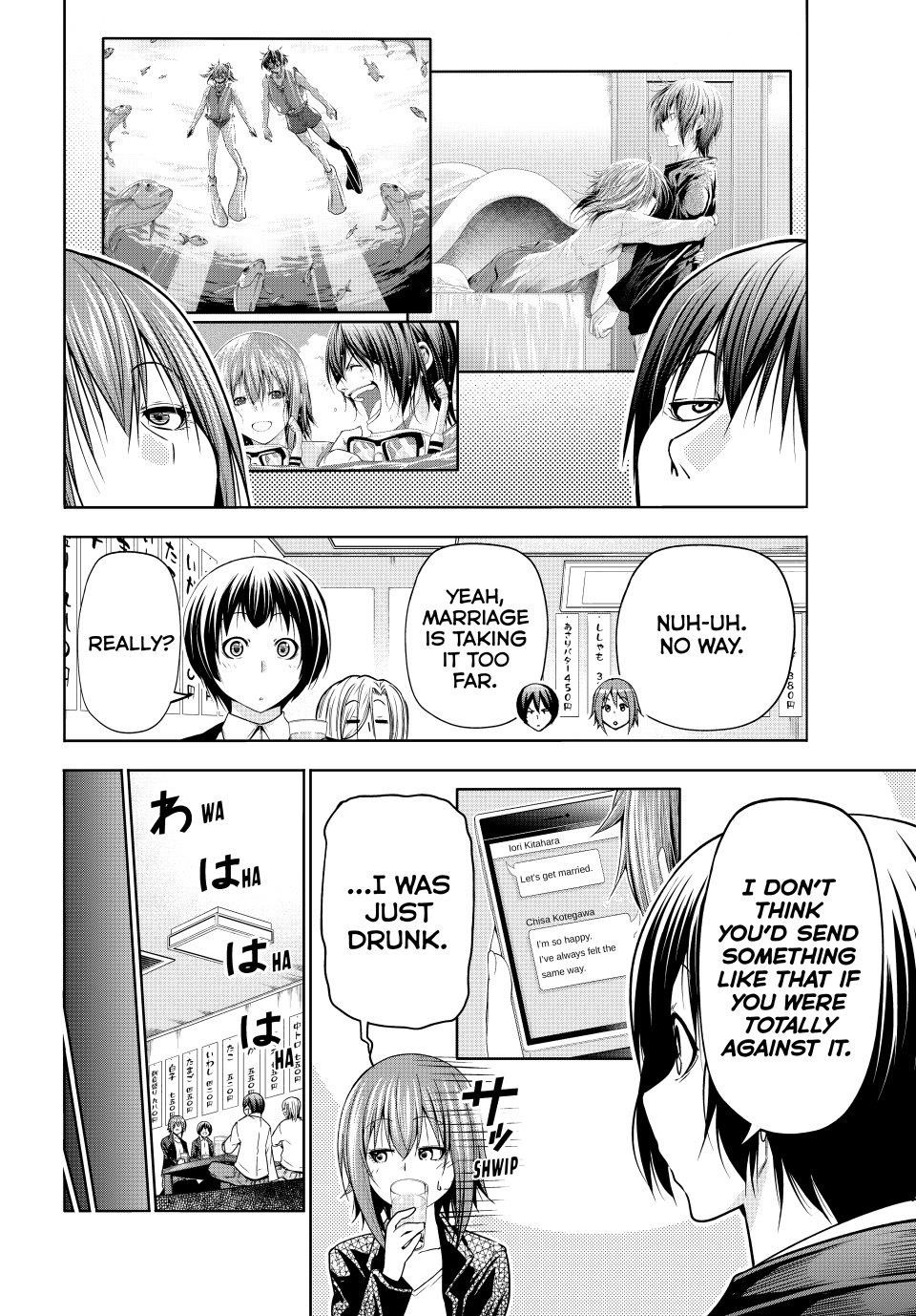 Grand Blue Dreaming Manga Chapter 103 page 34 - Congratulatory Gift