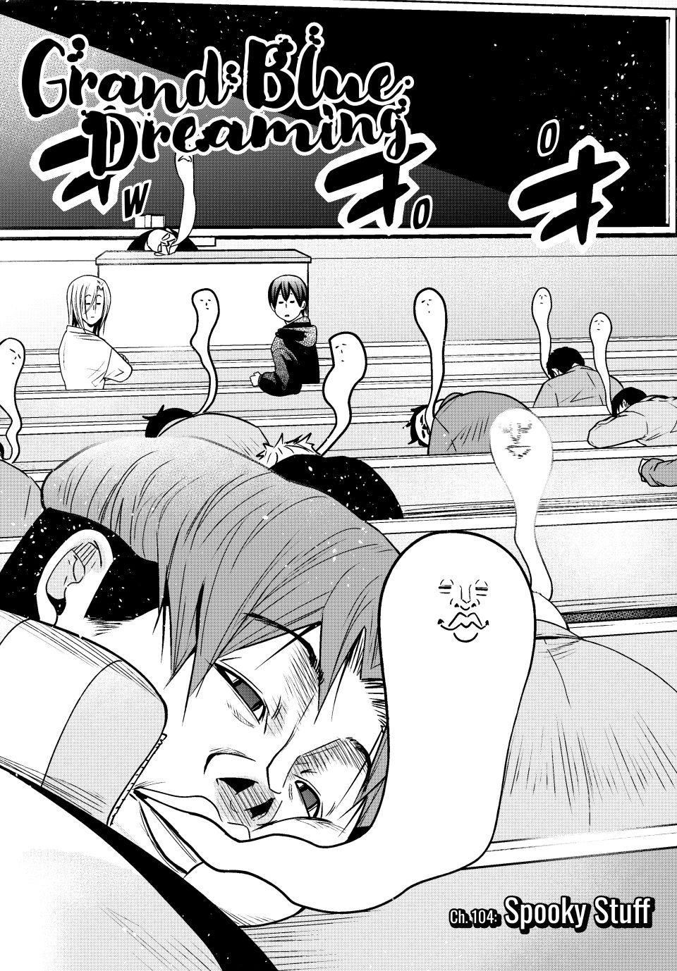 Grand Blue Dreaming Manga Chapter 104 page 3 - Spooky Stuff