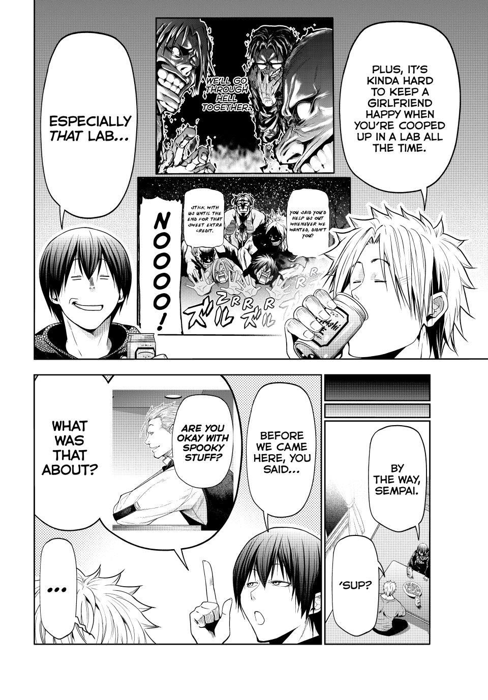 Grand Blue Dreaming Manga Chapter 104 page 30 - Spooky Stuff