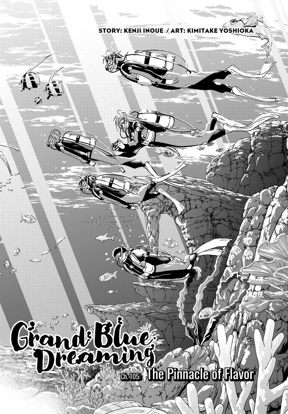 Grand Blue Dreaming Manga Chapter 105 page 2 - The Pinnacle of Flavor