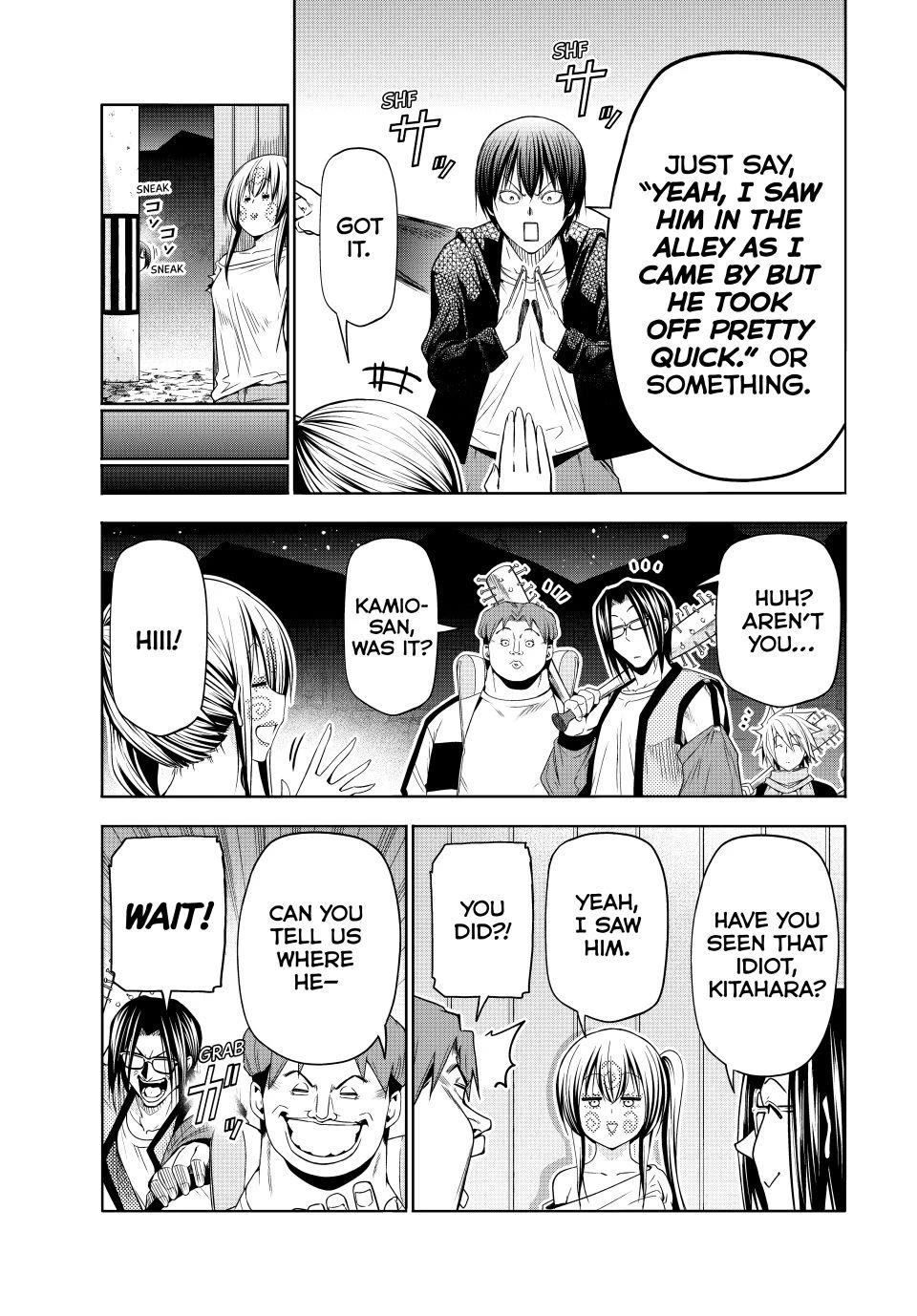 Grand Blue Dreaming Manga Chapter 108 page 13 - Escape