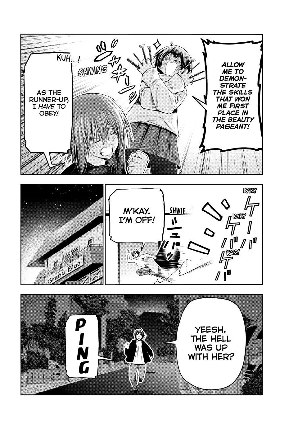 Grand Blue Dreaming Manga Chapter 108 page 6 - Escape