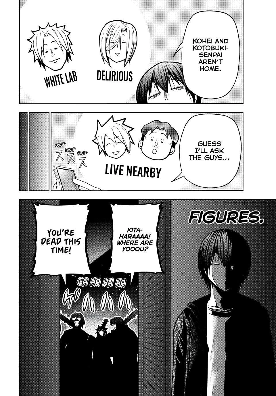 Grand Blue Dreaming Manga Chapter 108 page 8 - Escape