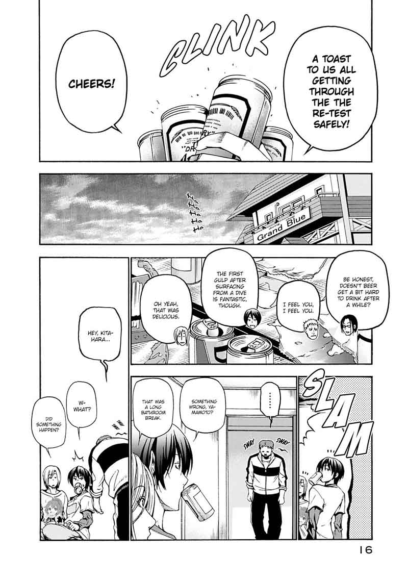 Grand Blue Dreaming Manga Chapter 13 page 16 - Drinking at Home