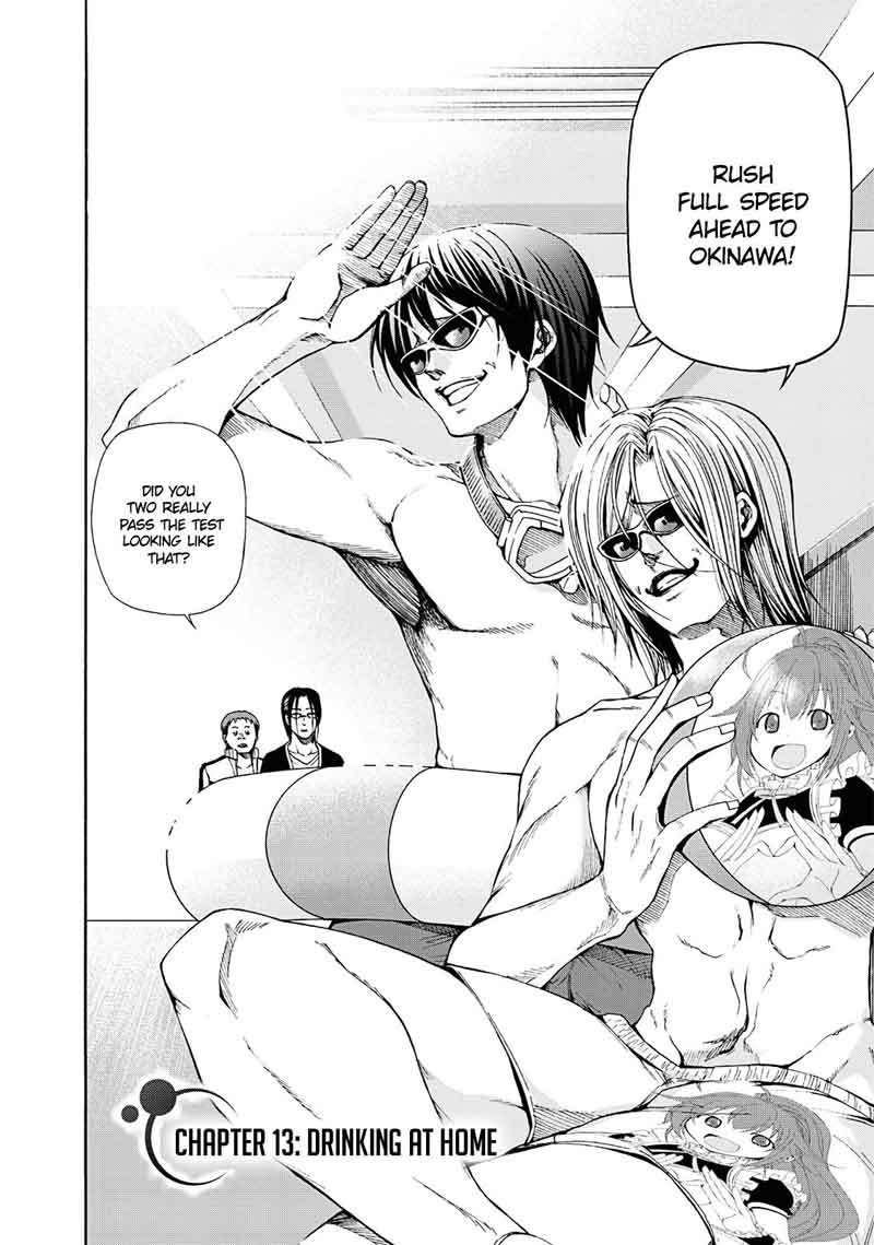 Grand Blue Dreaming Manga Chapter 13 page 4 - Drinking at Home