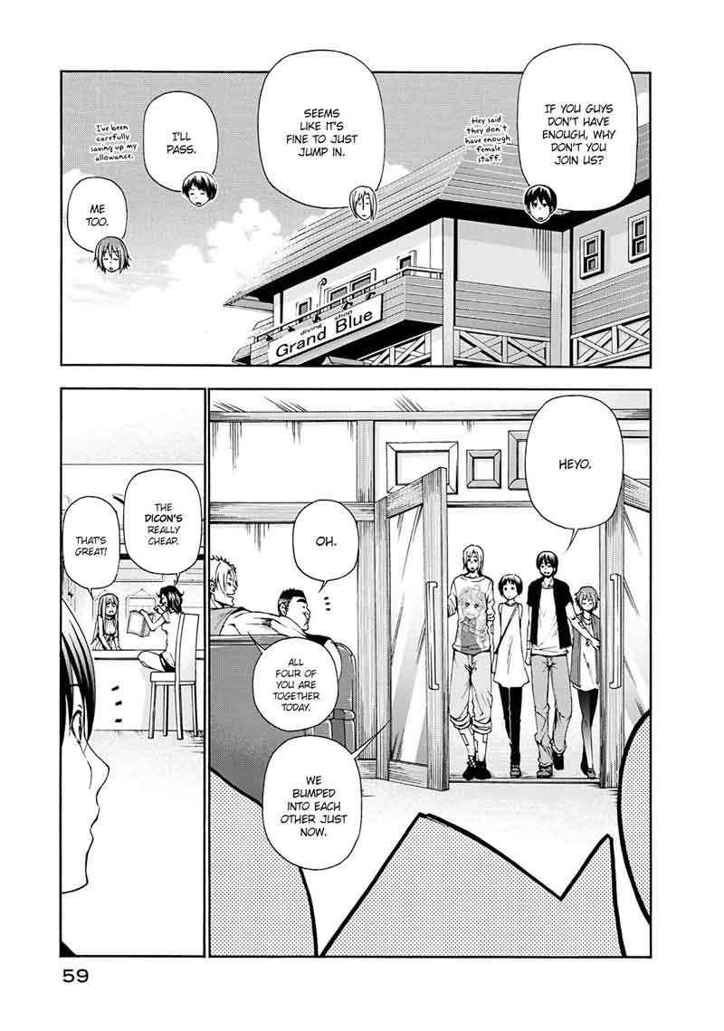 Grand Blue Dreaming Manga Chapter 15 page 3 - Shopping!