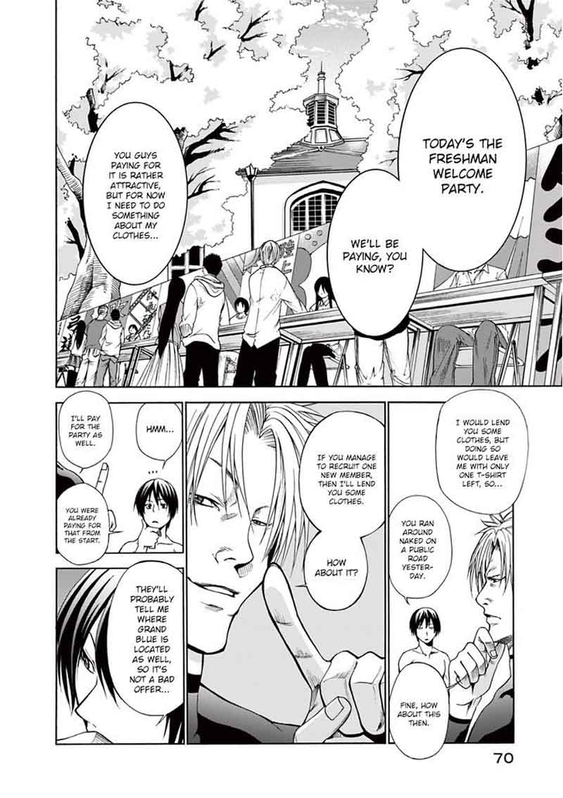 Grand Blue Dreaming Manga Chapter 2 page 18 - Welcoming Party