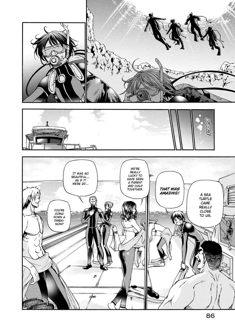 Grand Blue Dreaming Manga Chapter 20 page 17 - Boat Diving