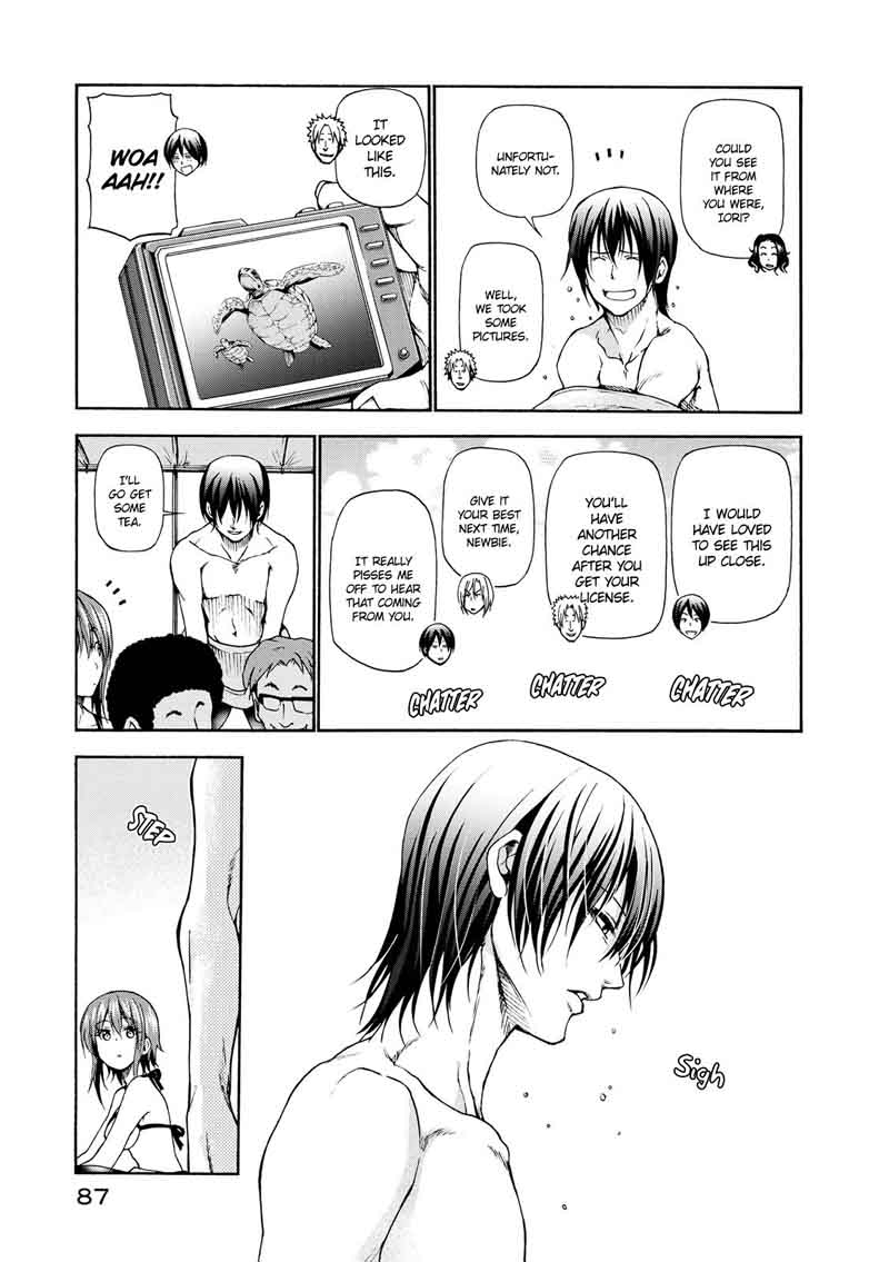 Grand Blue Dreaming Manga Chapter 20 page 18 - Boat Diving