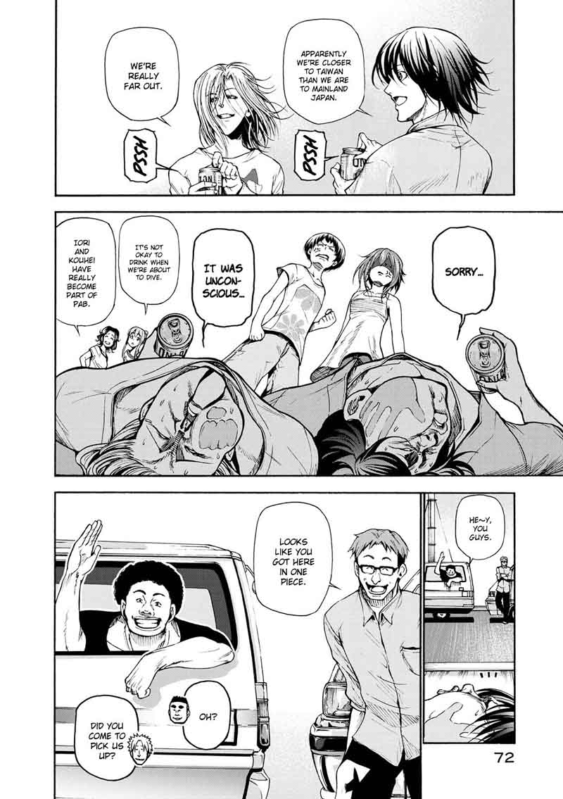 Grand Blue Dreaming Manga Chapter 20 page 3 - Boat Diving