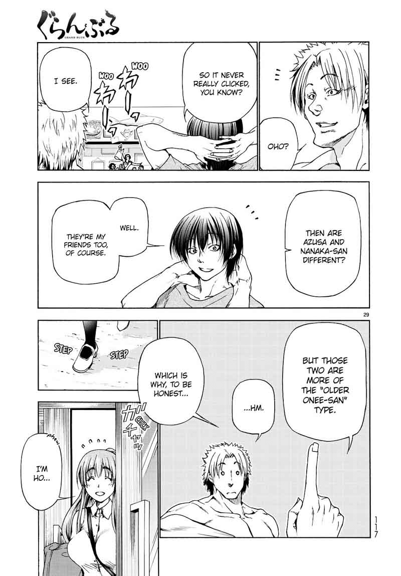 Grand Blue Dreaming Manga Chapter 29 page 28 - The Impression Game