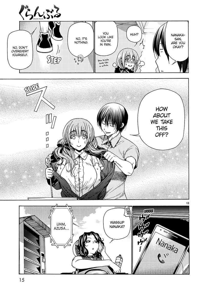 Grand Blue Dreaming Manga Chapter 30 page 13 - I'm Not Stripping, Okay?