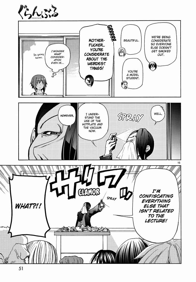Grand Blue Dreaming Manga Chapter 31 page 16 - Associate Professor
