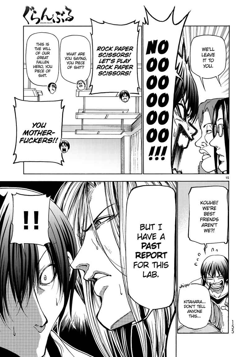Grand Blue Dreaming Manga Chapter 32 page 15 - The Charpy Impact Test