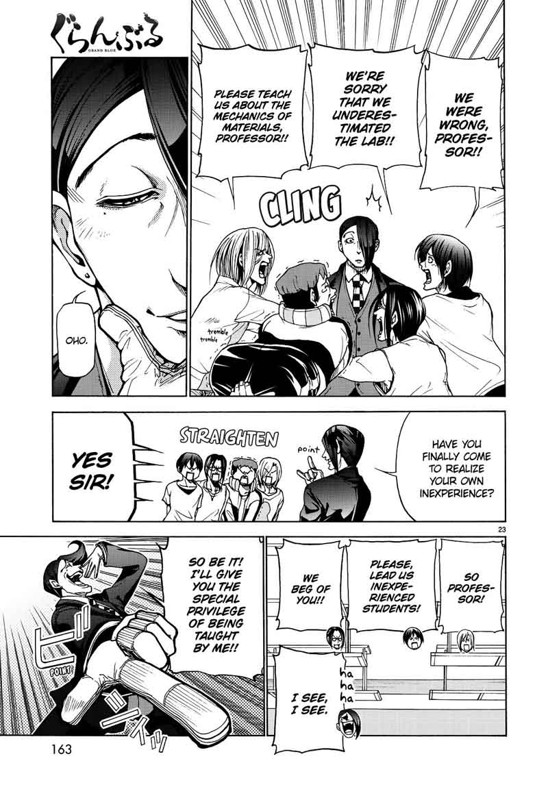 Grand Blue Dreaming Manga Chapter 32 page 23 - The Charpy Impact Test