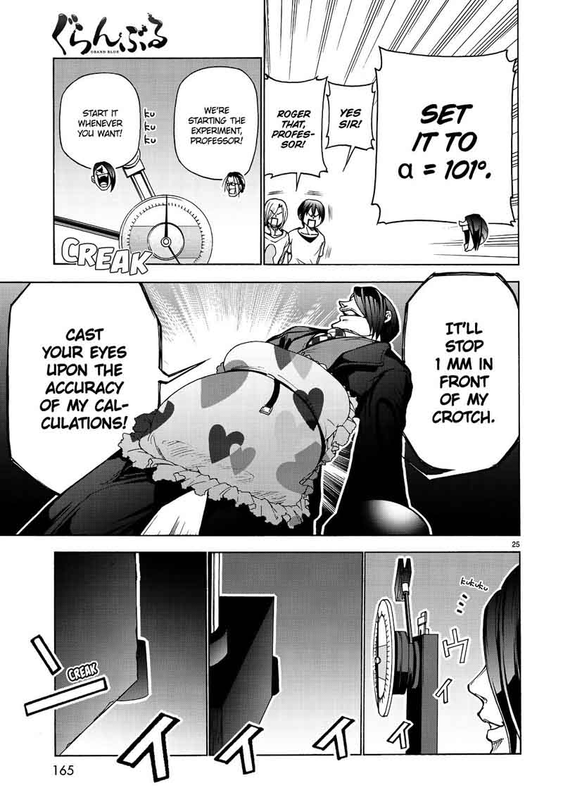 Grand Blue Dreaming Manga Chapter 32 page 25 - The Charpy Impact Test