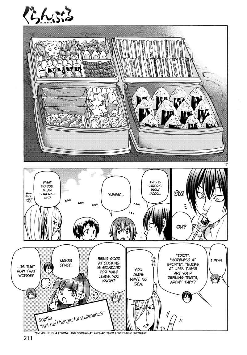 Grand Blue Dreaming Manga Chapter 33 page 17 - School Camping For Adults