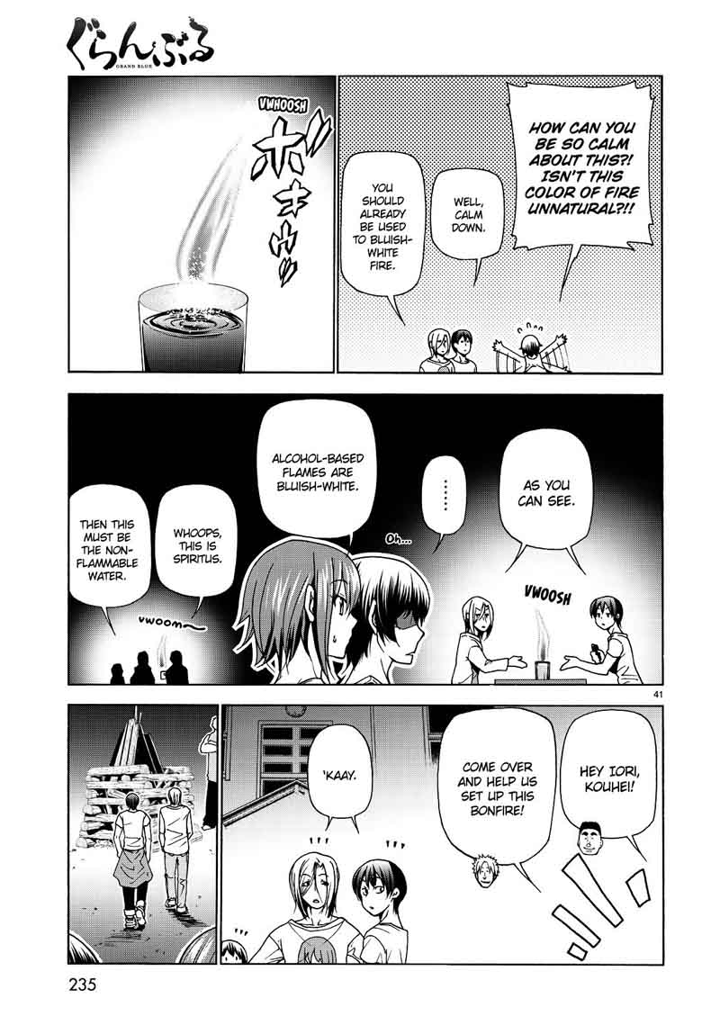 Grand Blue Dreaming Manga Chapter 33 page 41 - School Camping For Adults