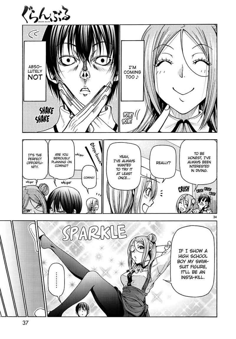 Grand Blue Dreaming Manga Chapter 34 page 35 - Coworkers