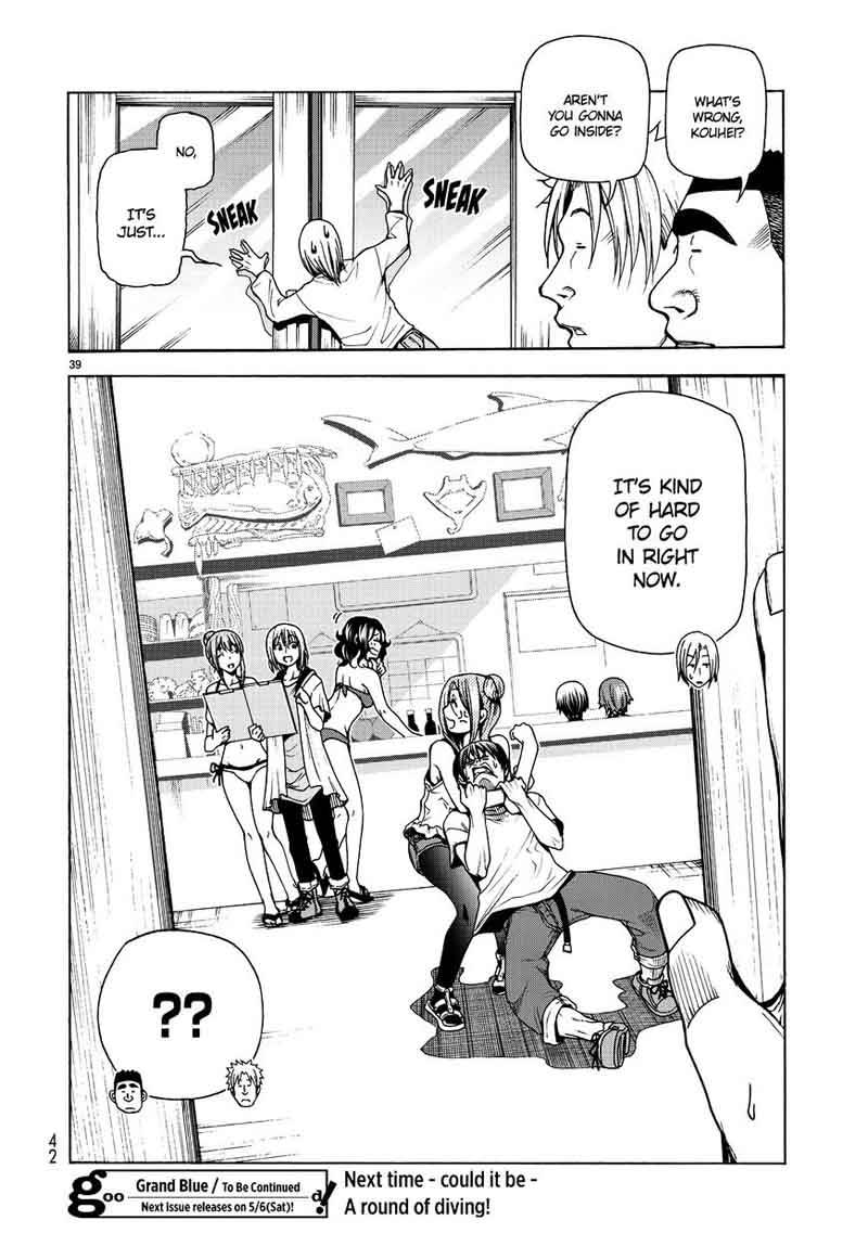 Grand Blue Dreaming Manga Chapter 34 page 40 - Coworkers