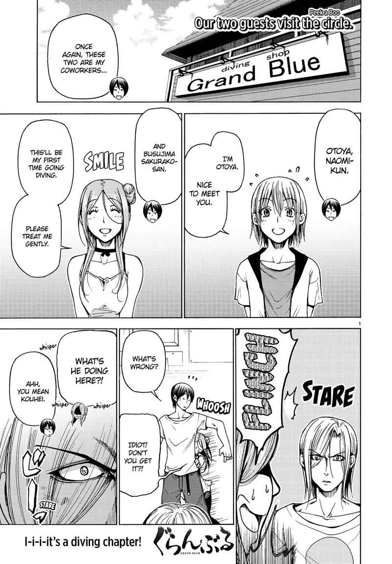 Grand Blue Dreaming Manga Chapter 35 page 1 - Liked by Otoya-kun