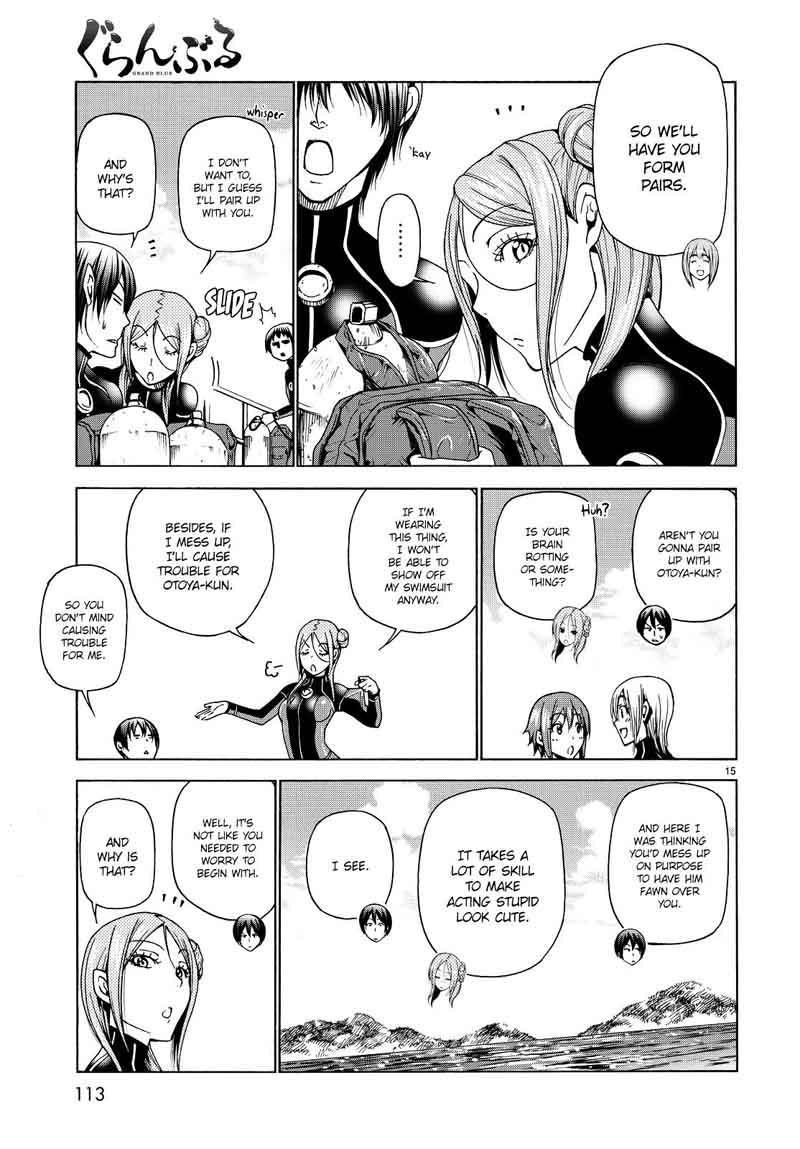 Grand Blue Dreaming Manga Chapter 35 page 15 - Liked by Otoya-kun