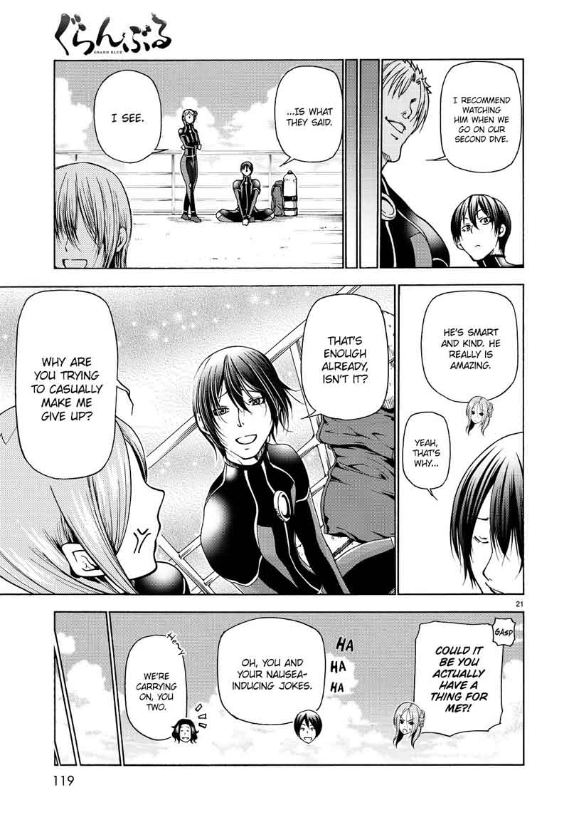 Grand Blue Dreaming Manga Chapter 35 page 21 - Liked by Otoya-kun