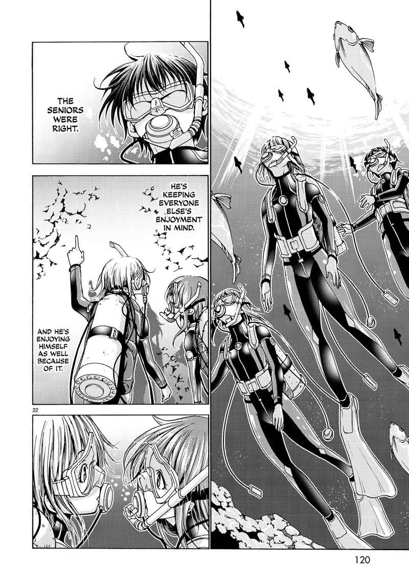 Grand Blue Dreaming Manga Chapter 35 page 22 - Liked by Otoya-kun