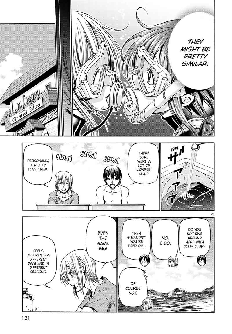 Grand Blue Dreaming Manga Chapter 35 page 23 - Liked by Otoya-kun