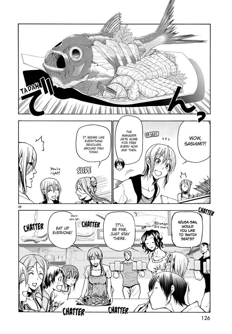 Grand Blue Dreaming Manga Chapter 35 page 28 - Liked by Otoya-kun