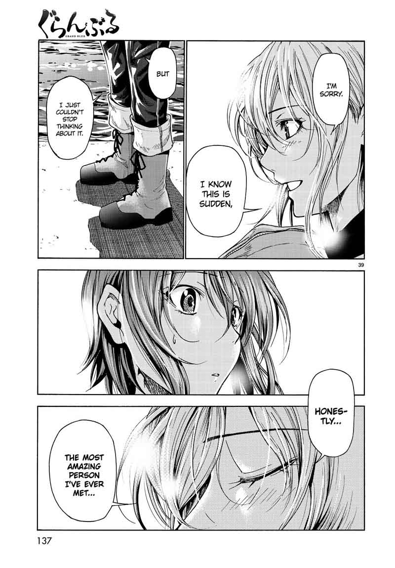 Grand Blue Dreaming Manga Chapter 35 page 39 - Liked by Otoya-kun