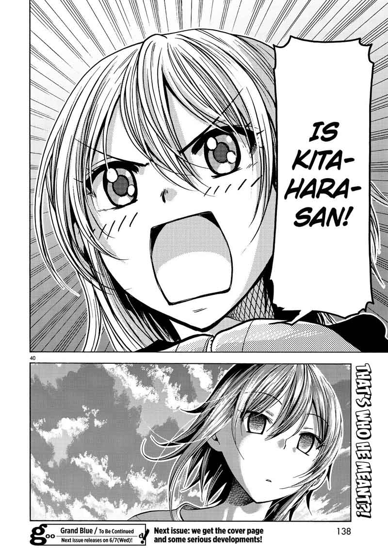 Grand Blue Dreaming Manga Chapter 35 page 40 - Liked by Otoya-kun