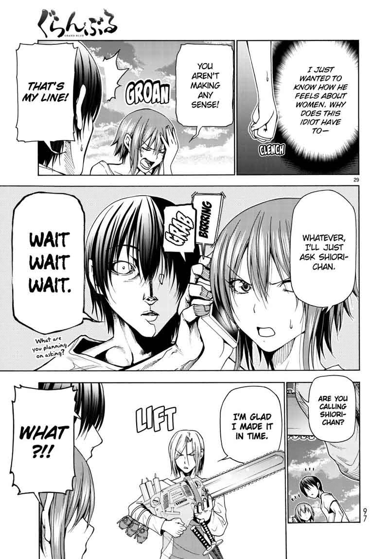 Grand Blue Dreaming Manga Chapter 36 page 31 - That's Who You Like?