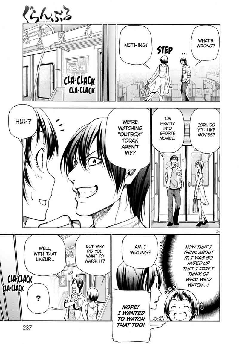 Grand Blue Dreaming Manga Chapter 38 page 25 - Movie Date