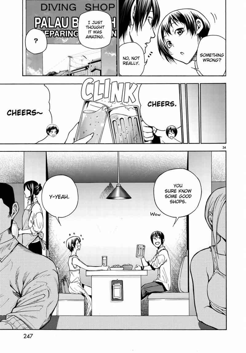 Grand Blue Dreaming Manga Chapter 38 page 35 - Movie Date