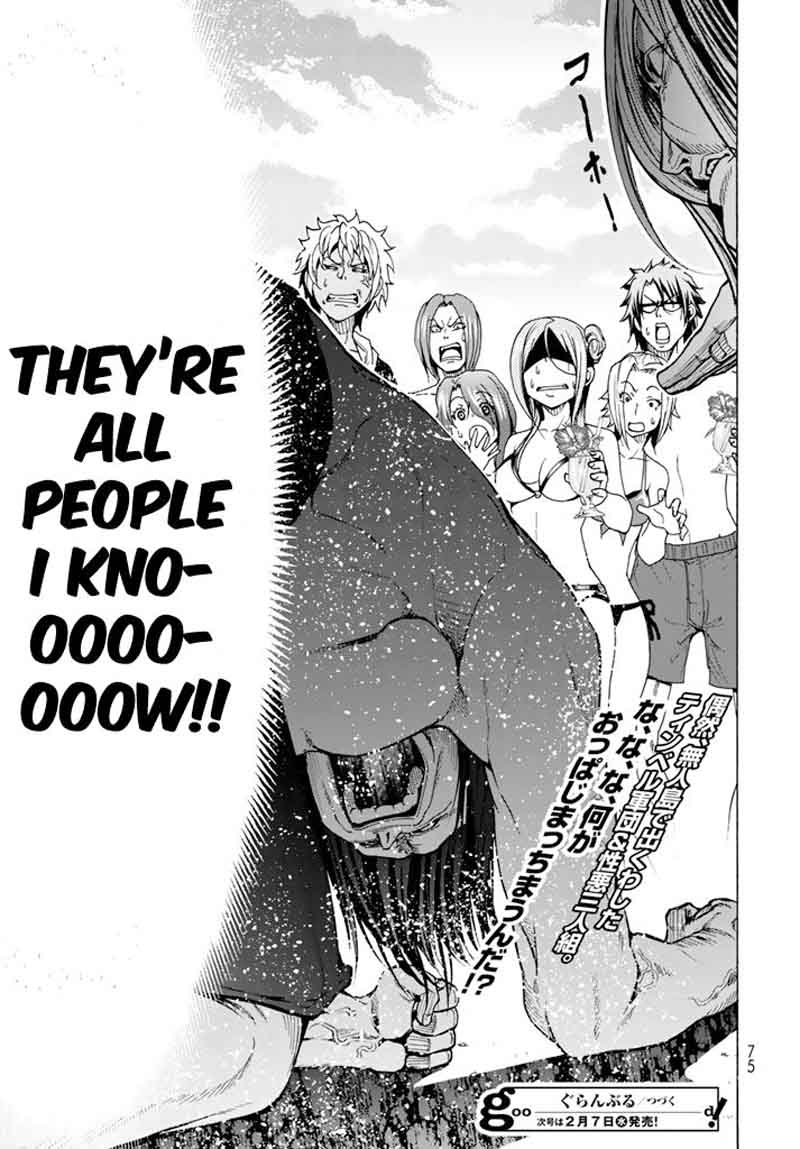 Grand Blue Dreaming Manga Chapter 41 page 38 - Let's Go to the Uninhabited Island!