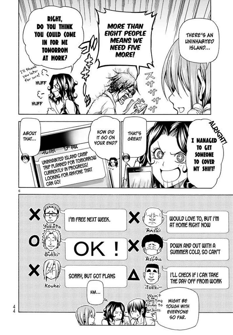 Grand Blue Dreaming Manga Chapter 41 page 44 - Let's Go to the Uninhabited Island!