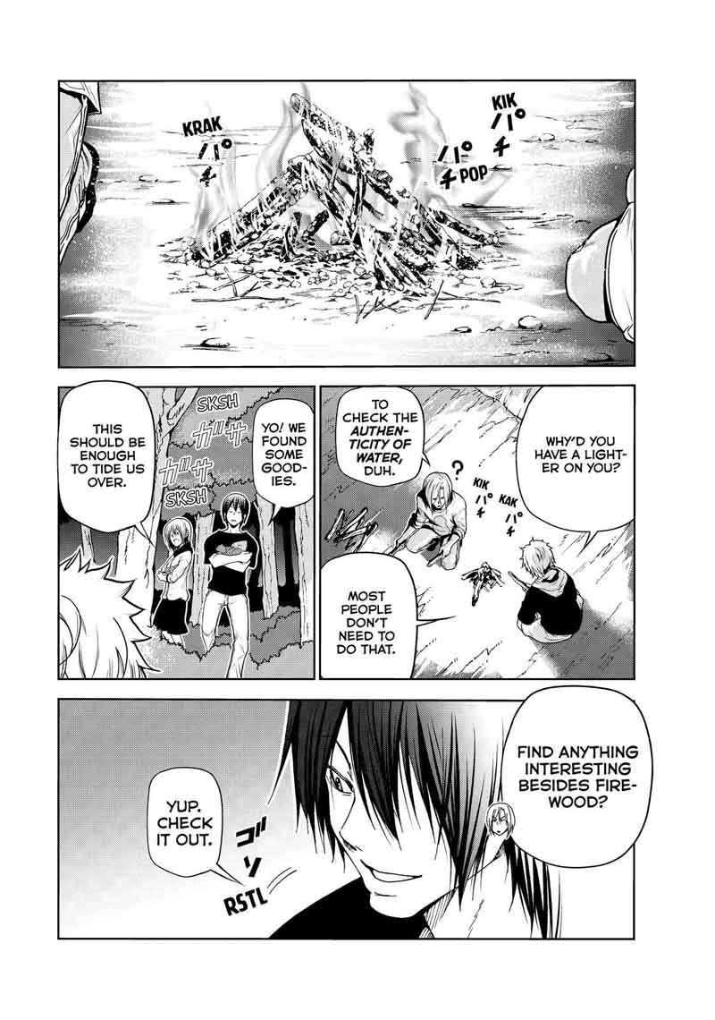 Grand Blue Dreaming Manga Chapter 43 page 12 - Let's Survive on the Uninhabited Island!