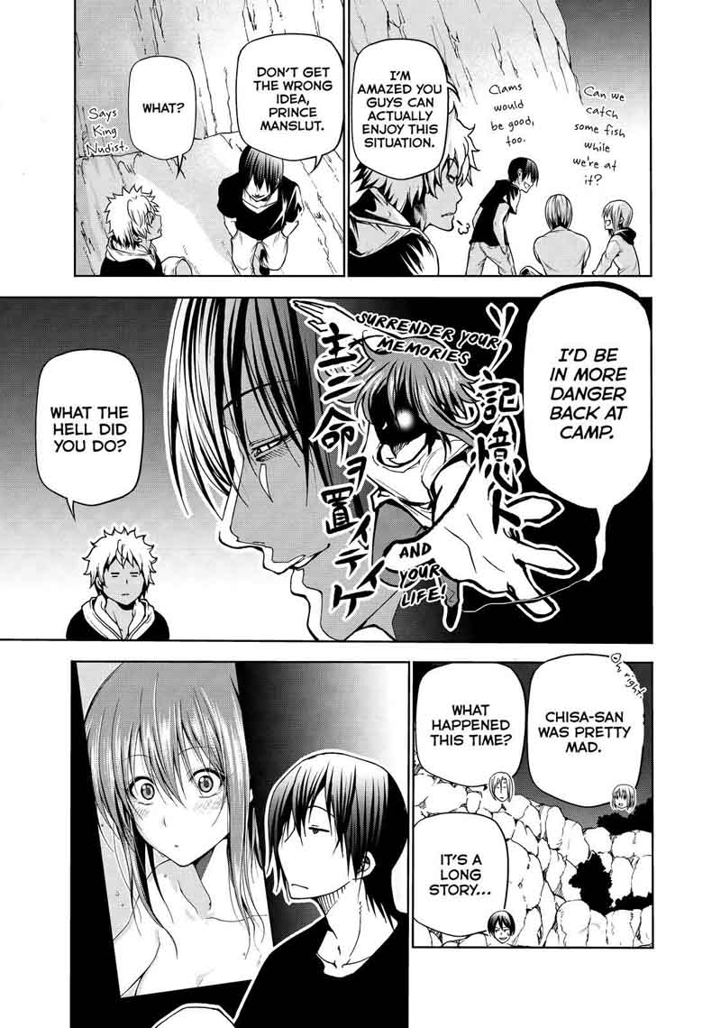 Grand Blue Dreaming Manga Chapter 43 page 15 - Let's Survive on the Uninhabited Island!