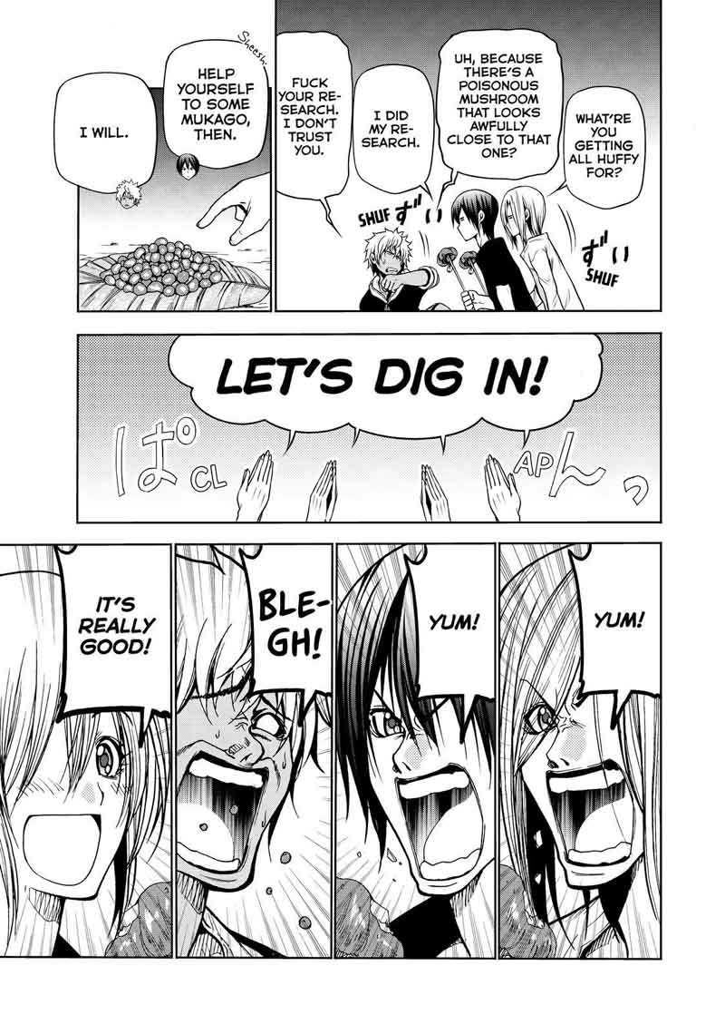 Grand Blue Dreaming Manga Chapter 43 page 17 - Let's Survive on the Uninhabited Island!