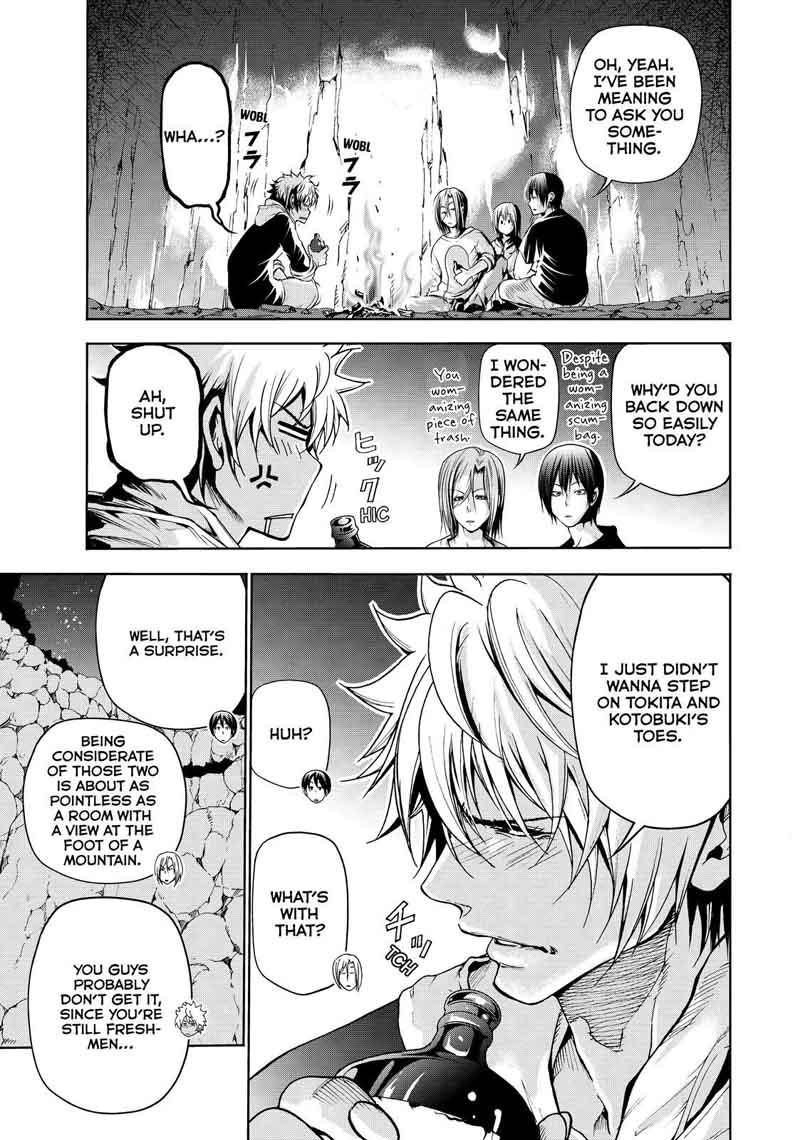 Grand Blue Dreaming Manga Chapter 43 page 19 - Let's Survive on the Uninhabited Island!