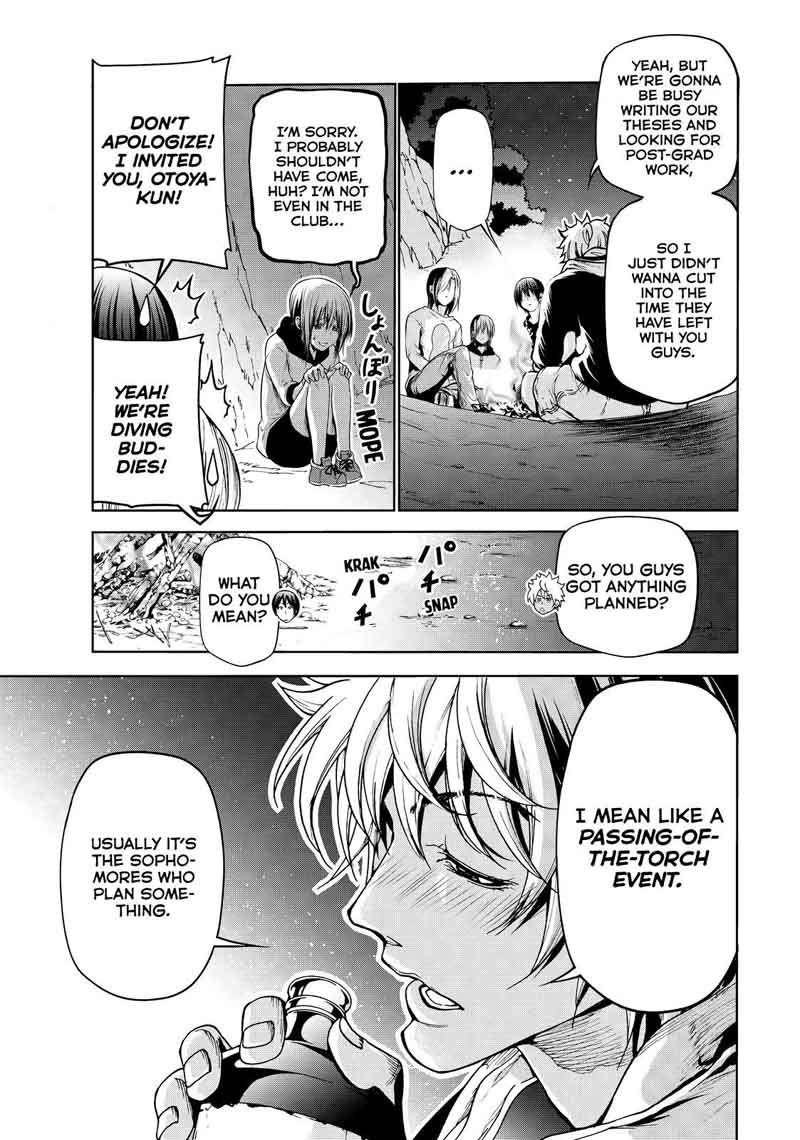 Grand Blue Dreaming Manga Chapter 43 page 21 - Let's Survive on the Uninhabited Island!