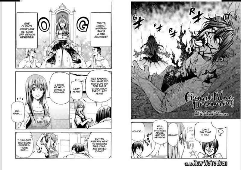 Grand Blue Dreaming Manga Chapter 45 page 2 - Now We're Even