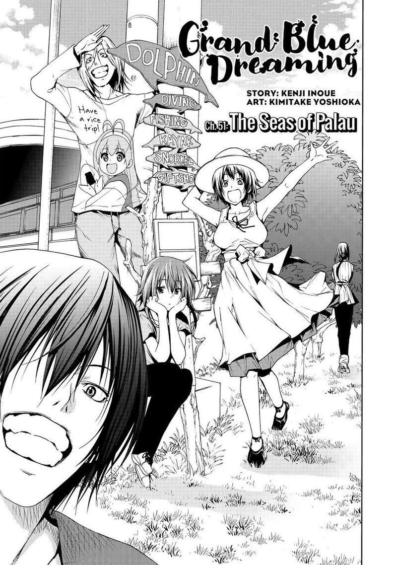Grand Blue Dreaming Manga Chapter 51 page 4 - The Seas of Palau