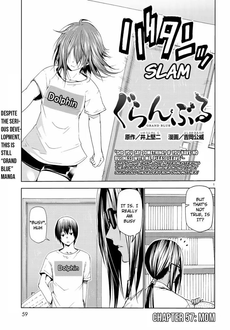 Grand Blue Dreaming Manga Chapter 57 page 1 - Mom