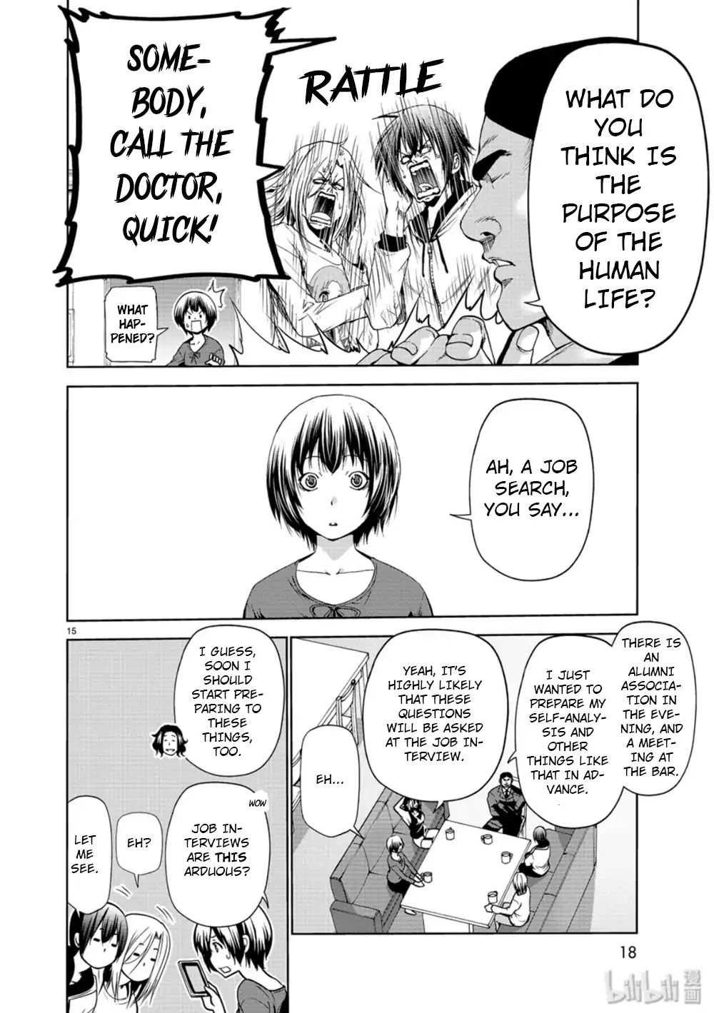 Grand Blue Dreaming Manga Chapter 58 page 15 - Back to School